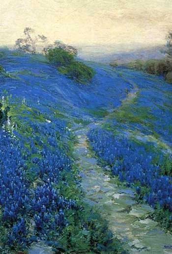 Bluebonnet Field by Julian Onderdonk, 1912