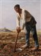 detail from The Man with the Hoe by Jean-Francois Millet